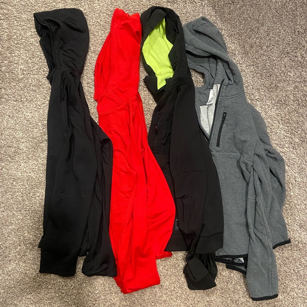 4 XL14-16 boys hoodie and jacket clothing lot